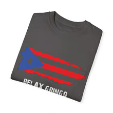 Puerto Rico Flag Garment-Dyed Unisex T-shirt