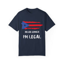 Puerto Rico Flag Garment-Dyed Unisex T-shirt