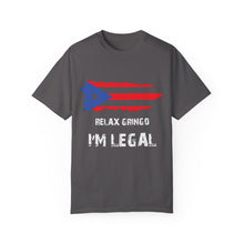 Puerto Rico Flag Garment-Dyed Unisex T-shirt