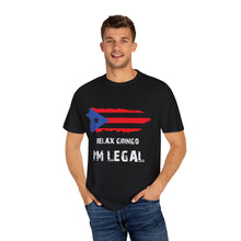 Puerto Rico Flag Garment-Dyed Unisex T-shirt