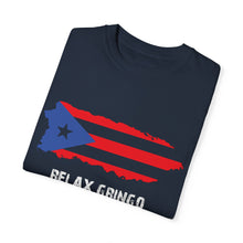 Puerto Rico Flag Garment-Dyed Unisex T-shirt
