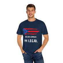 Puerto Rico Flag Garment-Dyed Unisex T-shirt