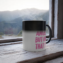 Heat activated Color Morphing Mug - 99% Angel, 1% Bad Ass Coffee Cup  (11Oz)