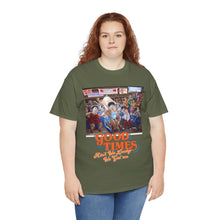 Good Times Unisex Heavy Cotton Tee - Retro Vibe Graphic T-Shirt