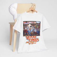 Good Times Unisex Heavy Cotton Tee - Retro Vibe Graphic T-Shirt