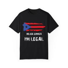 Puerto Rico Flag Garment-Dyed Unisex T-shirt
