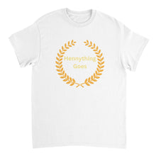 Henny Heavyweight Unisex Crewneck T-shirt (White)