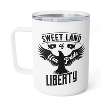 Insulated 10oz  Coffee Mug Sweet land of liberty