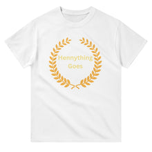 Henny Heavyweight Unisex Crewneck T-shirt (White)