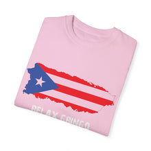 Puerto Rico Flag Garment-Dyed Unisex T-shirt
