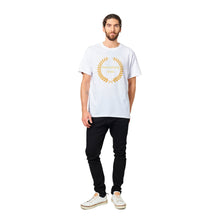 Henny Heavyweight Unisex Crewneck T-shirt (White)