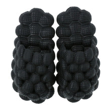 Whantz black bubble clog slides x ladies