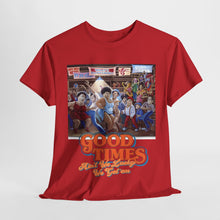 Good Times Unisex Heavy Cotton Tee - Retro Vibe Graphic T-Shirt