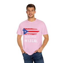 Puerto Rico Flag Garment-Dyed Unisex T-shirt