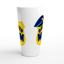 Officer mom White 10oz Porcelain Slim Mug