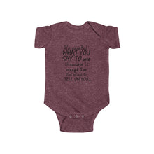 Grandma 100% Cotton Class Onesie -Black Lettering