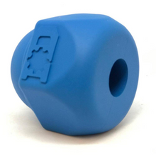 ID Cap Nut Ultra-Durable Rubber Chew Toy and Treat Dispenser - Blue - Large