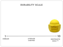 ID Cap Nut Ultra-Durable Rubber Chew Toy and Treat Dispenser - Blue - Large