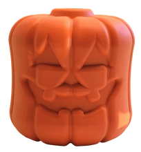 MKB Jack O' Lantern Durable Rubber Chew Toy & Treat Dispenser - Large - Orange
