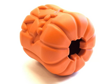 MKB Jack O' Lantern Durable Rubber Chew Toy & Treat Dispenser - Large - Orange