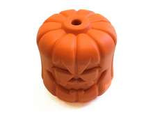 MKB Jack O' Lantern Durable Rubber Chew Toy & Treat Dispenser - Large - Orange