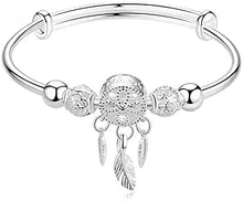 925 Silver Dreamcatcher Charm Bracelet