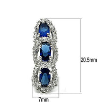3W089 - Brass Earrings Rhodium Women Synthetic Montana