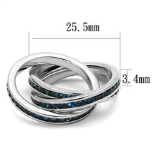 3W1334 - Brass Ring Rhodium Women Synthetic Montana
