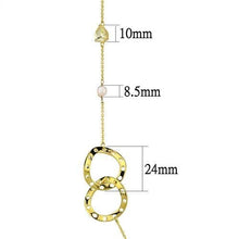 3W1335 - Brass Necklace Gold Women AAA Grade CZ Citrine Yellow