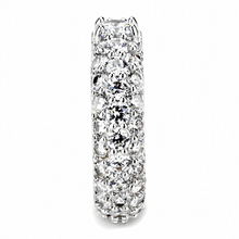 3W1534 - Brass Ring Rhodium Women AAA Grade CZ Clear