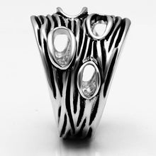 3W188 - Brass Ring Rhodium Women No Stone No Stone