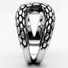 3W202 - Brass Ring Rhodium Women AAA Grade CZ Clear