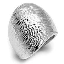 3W256 - Brass Ring Rhodium Women No Stone No Stone