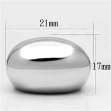 3W281 - Brass Ring Rhodium Women No Stone No Stone