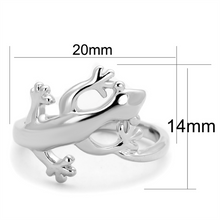 3W858 - Brass Ring Rhodium Women No Stone No Stone