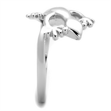 3W858 - Brass Ring Rhodium Women No Stone No Stone
