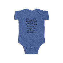 Grandma 100% Cotton Class Onesie -Black Lettering