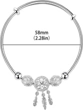 925 Silver Dreamcatcher Charm Bracelet