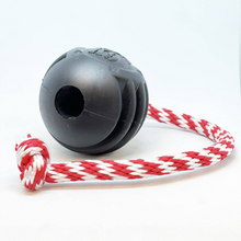 NEW! USA-K9 Magnum Black Stars and Stripes Ultra-Durable  Rubber Chew Toy, Reward Toy, Tug Toy, and Retrieving Toy - Black