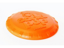 SP Bottle Top Flyer Durable Rubber Retrieving Frisbee - Orange Squeeze