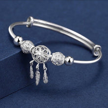 925 Silver Dreamcatcher Charm Bracelet