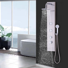 47 Inch Stainless Shower Panel with Massage Jets Hand Shower?