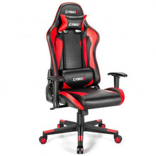Gaming Chair Adjustable Swivel Racing Style Computer Office Chair-White