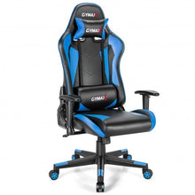Gaming Chair Adjustable Swivel Racing Style Computer Office Chair-White