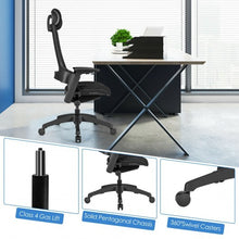 Reclining Computer Desk Chair with 3D Armrests and Headrest