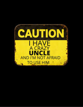 My Crazy Uncle Art on Canvas