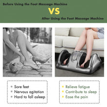 Therapeutic Shiatsu Foot Massager with High Intensity Rollers-Gray