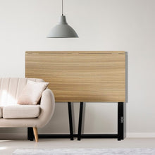 Foldable Home and Office Computer Desk-Nature and Black
