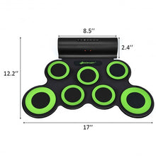 Roll up drum Pad - with food pedals