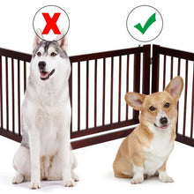 Folding 3 Panel Wood Dog Fence-24"